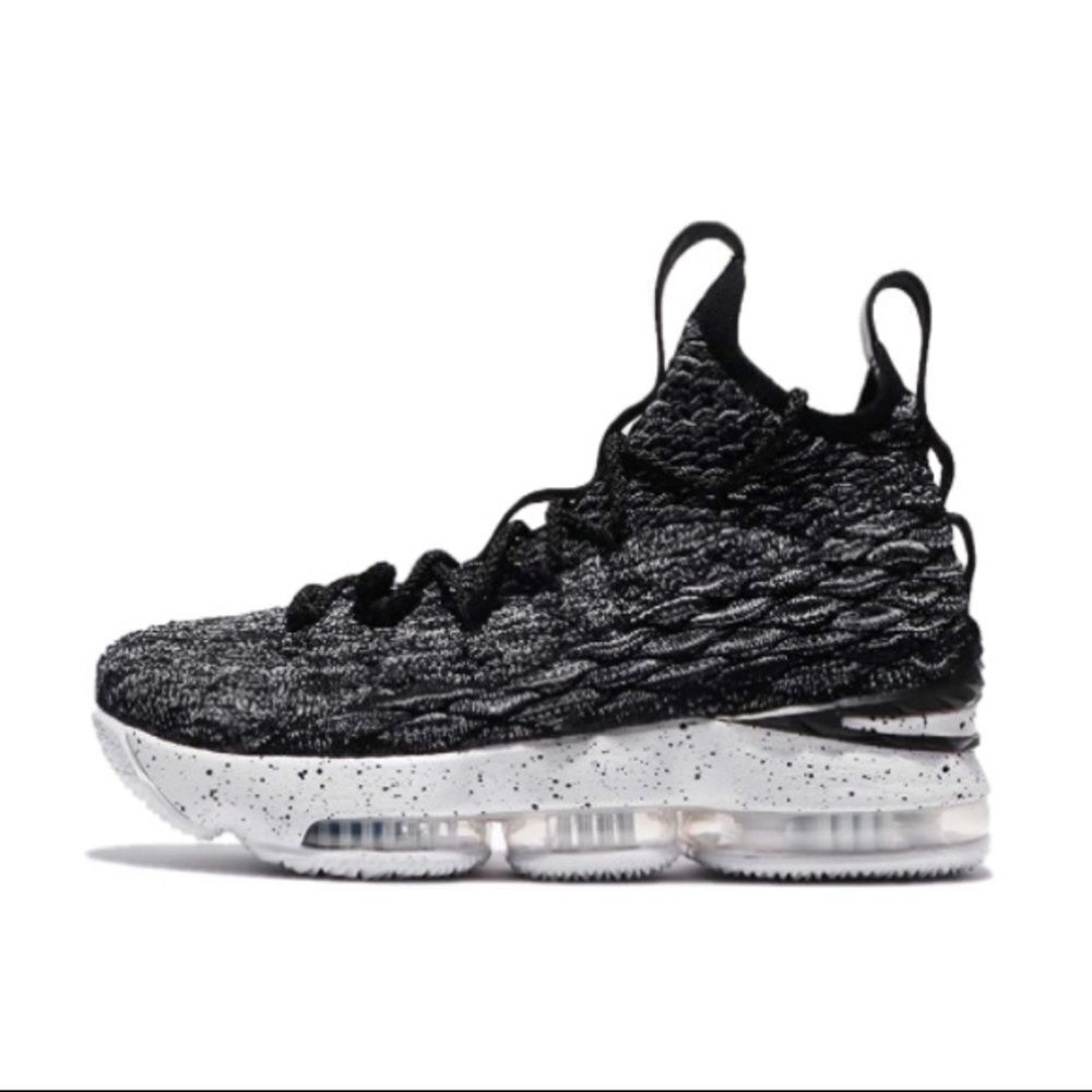 Nike Kid's Lebron XV GS, Black/White
